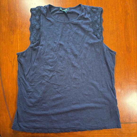 Lauren Ralph Lauren Sleeveless Top Size 1X - Picture 1 of 5